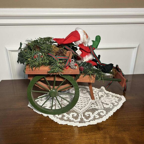 MCM Annalee Santa doll Holiday centerpiece - Picture 5 of 11